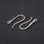 Ganci per orecchini 2×20 mm metallo argentato prezzo per paio