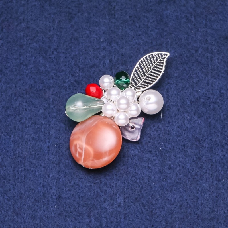 Spilla Fiore di Agata 34×53 mm