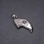 Pendente Testa d'Aquila 24×45 mm