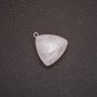 Pendente in quarzo bianco 27×24 mm (±)