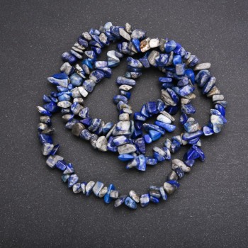 Perline a chicco di sodalite su filo, diametro 8x4 mm (±), lunghezza 80 cm