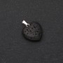 Pendente «Cuore» Lava 20×20 mm (+-)