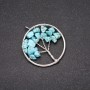 Ciondolo «Albero della felicità» con turchese, diametro 30 mm