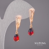 Orecchini Xuping camaleonte 6×30 mm placcato oro 18K