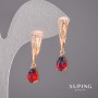 Orecchini Xuping camaleonte 6×30 mm placcato oro 18K