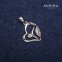 Pendente Xuping Cuore 15×18×23 mm rodio