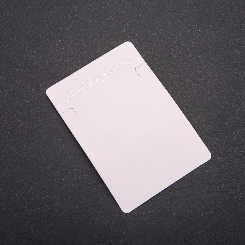 Cartoncino espositivo per catene 9x6 cm, confezione da 100 pezzi