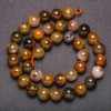 Perline di pietersite naturali, sfere lisce, diametro 10 (+ -) mm, lunghezza 38 cm