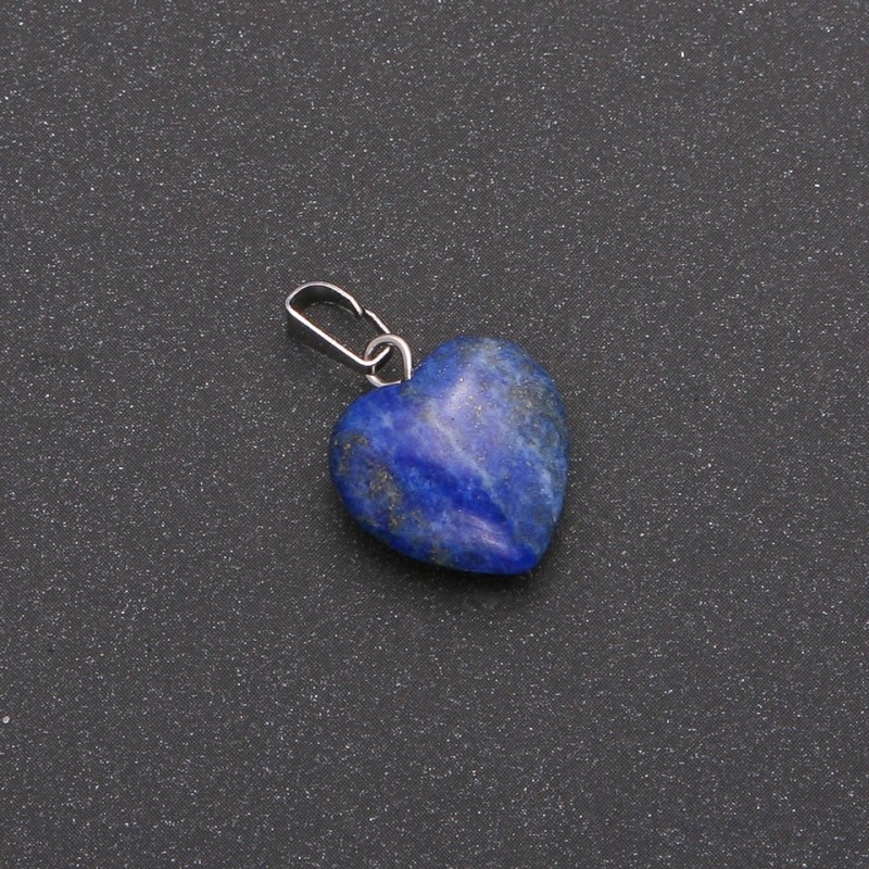 Pendente Cuore Lapislazzuli 14x14x23 mm