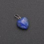 Pendente Cuore Lapislazzuli 14x14x23 mm