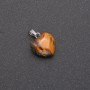 Pendente Cuore Occhio di Tigre 14×14×23mm
