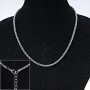Cavo metallico per bijoux, 44 cm +