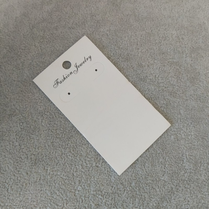 Piastra espositiva per orecchini 9×5 cm, confezione da 200 pezzi