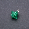 Pendente «Merkaba» in malachite 10×10 mm