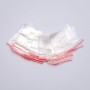 Buste richiudibili con zip 6x4 cm (dimensioni 5x4 cm) - 100 pezzi