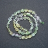 Perline su filo assortite (ametista, citrino e prehnite) sfaccettate, diametro 8x6 mm, lunghezza 39 cm +