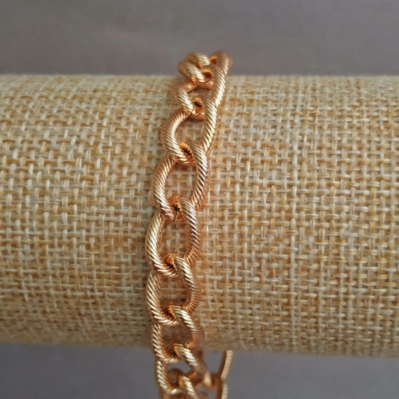 Bracciale Xuping Doratura 18K, lunghezza 19 cm, spessore 8,5 mm+