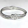 Bracciale Xuping Rodio, spessore 5,5 mm + -, dimensioni 63×54 cm +