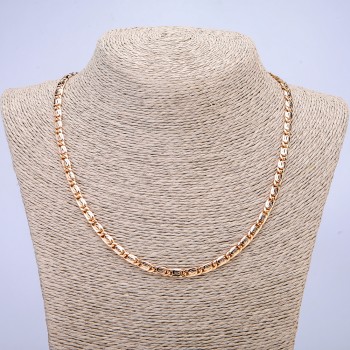 Catena Xuping placcata oro 18K, spessore 4,5 mm +/- lunghezza 48 cm +