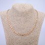 Catena Xuping placcata oro 18K, spessore 4,5 mm +/- lunghezza 48 cm +