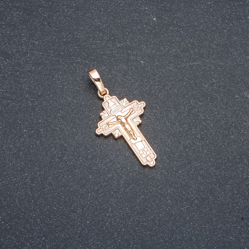 Pendente Xuping Oro 18K Croce, dimensioni 35x18 mm +