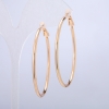 Orecchini Xuping anelli placcati oro 18K, spessore 2,3 mm + -, diametro 55 mm +