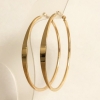 Orecchini Xuping ad anello doratura 18K, spessore 2,5–4,5 mm ±, diametro 64 mm ±