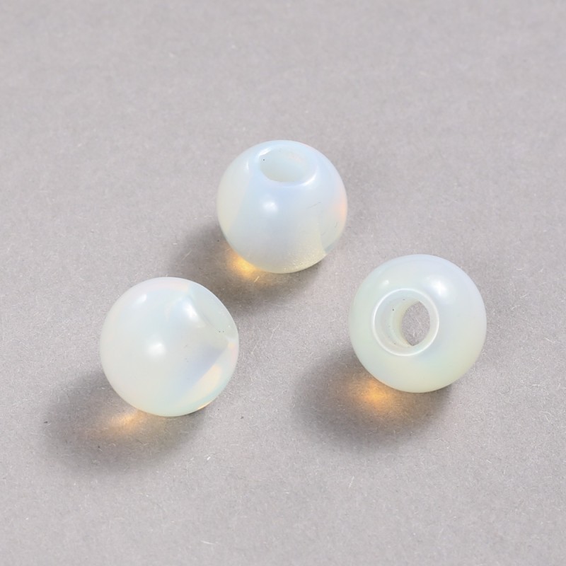 Perla Pandora di pietra lunare 16×14 mm