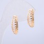 Orecchini Xuping placcati oro 18K, diametro 20×7 mm +