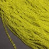 Perline in cristallo Boemo su filo, giallo trasparente tagliate a rondella, diametro 3,5×3 mm +/- lunghezza 36-38 cm +/-