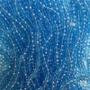 Perline in cristallo ceco su filo, azzurro intenso trasparenti, taglio a rondella sfaccettata, diametro 6x4,5 mm, lunghezza 38 cm (+/-)