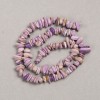 Perline su filo in fosfosiderite sintetica a granulo 8×3 mm + -, lunghezza 39 cm +