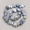 Perline su filo in sodalite grezza, forma cabochon, diametro 13×8 mm (±), lunghezza 41 cm