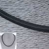 Prezzo per confezione /10 pezzi. Cordoncino elastico in caucciù avvolto, diametro 5 mm, lunghezza 45-50 cm +