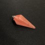 Pendente "Pendolo" in calcedonio 40x30x13 mm
