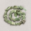Perline su filo, crisopraso grezzo levigato, diametro 13×10 mm, lunghezza 41 cm