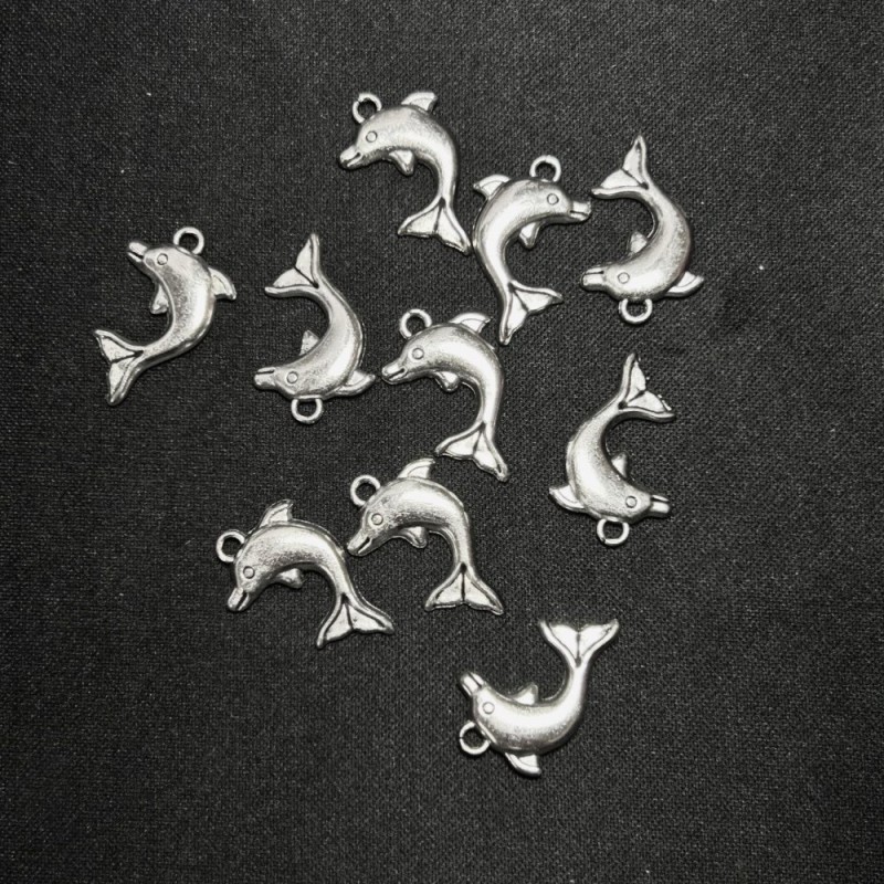 Fornitura pendente Delfino 34x15 mm confezione 20 grammi ±10 pezzi