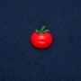 Spilla-pendente Pomodoro, metallo dorato 25×28 mm +