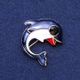 Spilla Orca Blu 37×38 mm