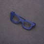 Spilla Occhiali mini blu 42×15 mm