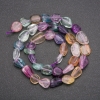 Perline su filo in fluorite naturale, diametro 7–10 mm, lunghezza 40 cm