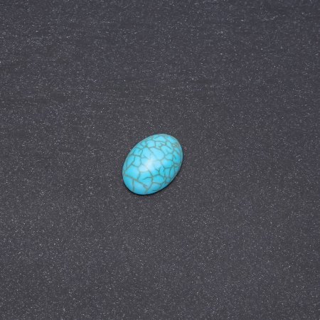 Cabochon in turchese pressato 20x15 mm