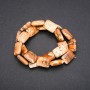 Perline di jasper paesaggistico rettangolari, diametro 13×18 mm (+ -), lunghezza 38 cm (+ -)