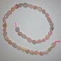 Perline su filo di Morganite levigate, diametro 9×12 mm ±, lunghezza 41 cm+