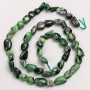 Perline di Zoisite naturale levigate, dimensioni 7×9 mm, lunghezza circa 39 cm