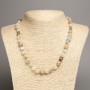 Collana in amazonite sfaccettata, diametro 5×8-9 mm ±, lunghezza 50 cm ±