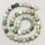 Perle di pietra naturale Crisolite e Lazurite, sfere sfaccettate da 8 mm su filo, lunghezza 38 cm+