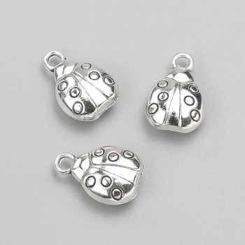 Fornitura ciondolo Coccinella 14×10 mm confezione da 10 pezzi ± 20 g