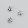 Perlina-inserto Croce argento 5 mm