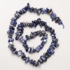 Perline di sodalite, pietra naturale, granella su filo, diametro 8×4 mm, lunghezza 40 cm